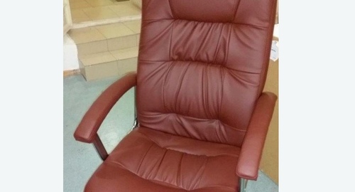 Обтяжка офисного кресла. Дагестанские Огни
